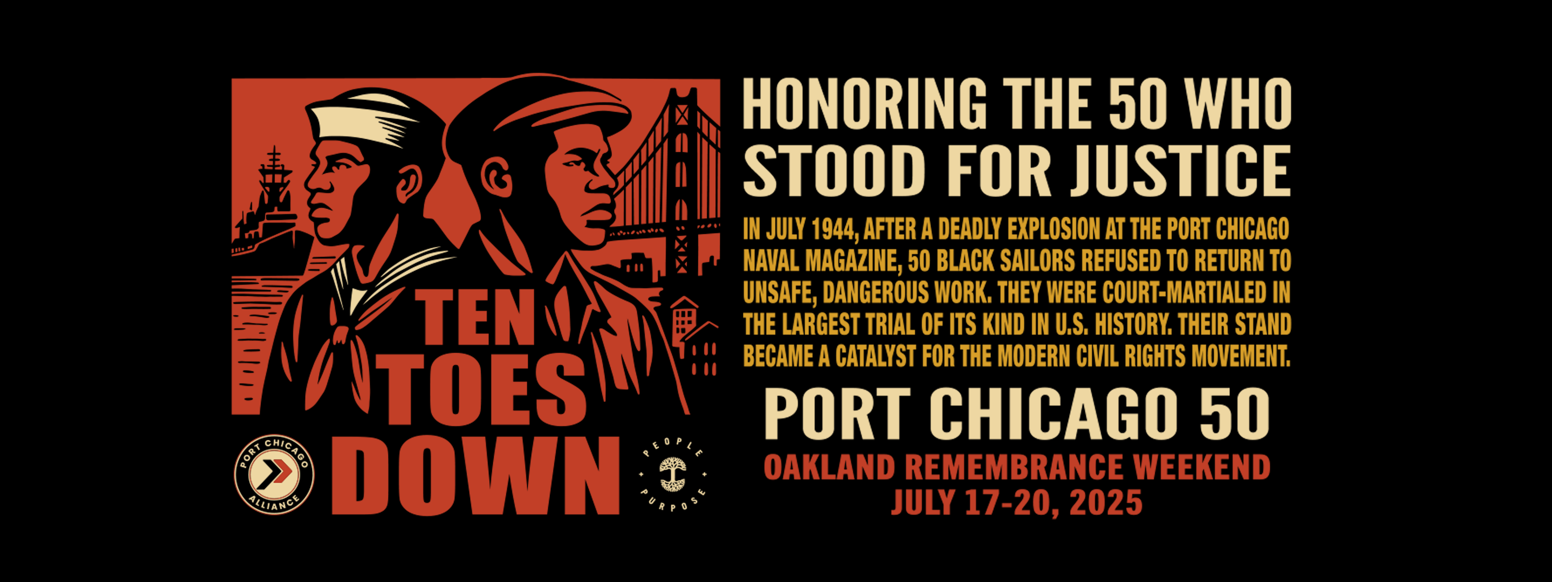 Port Chicago 50: Ten Toes Down