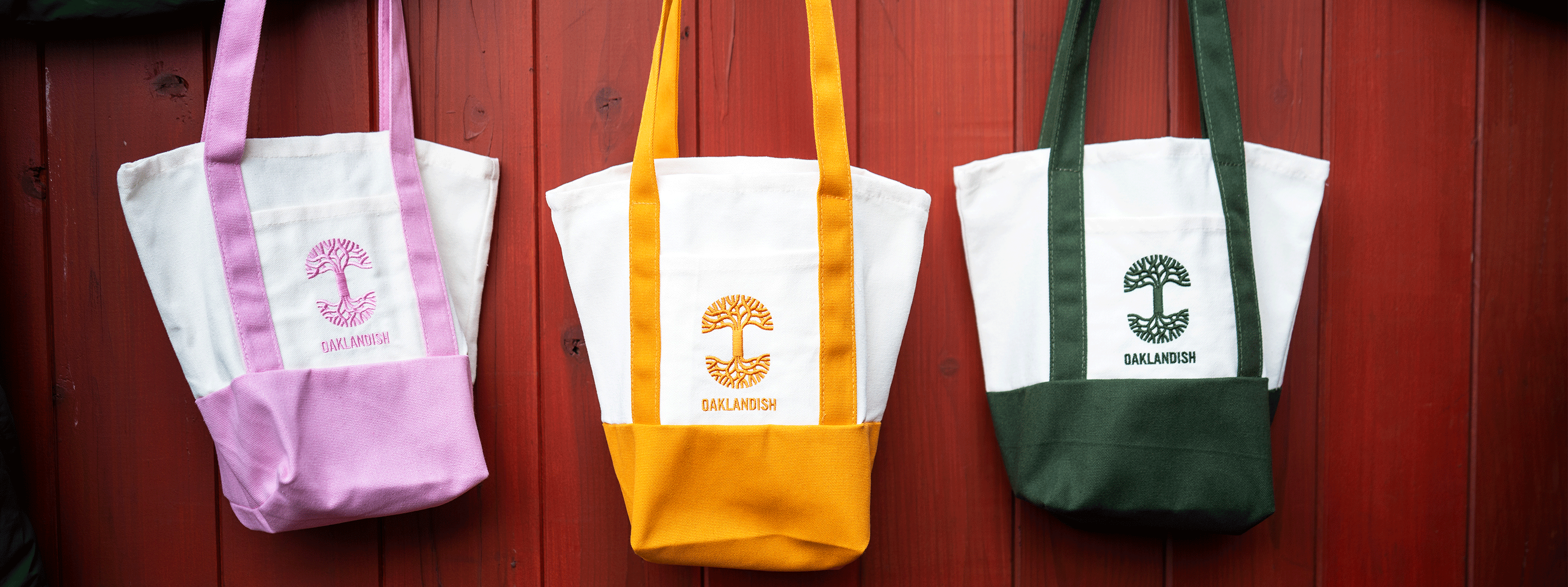 Oakland is proud flag waving in the sky.