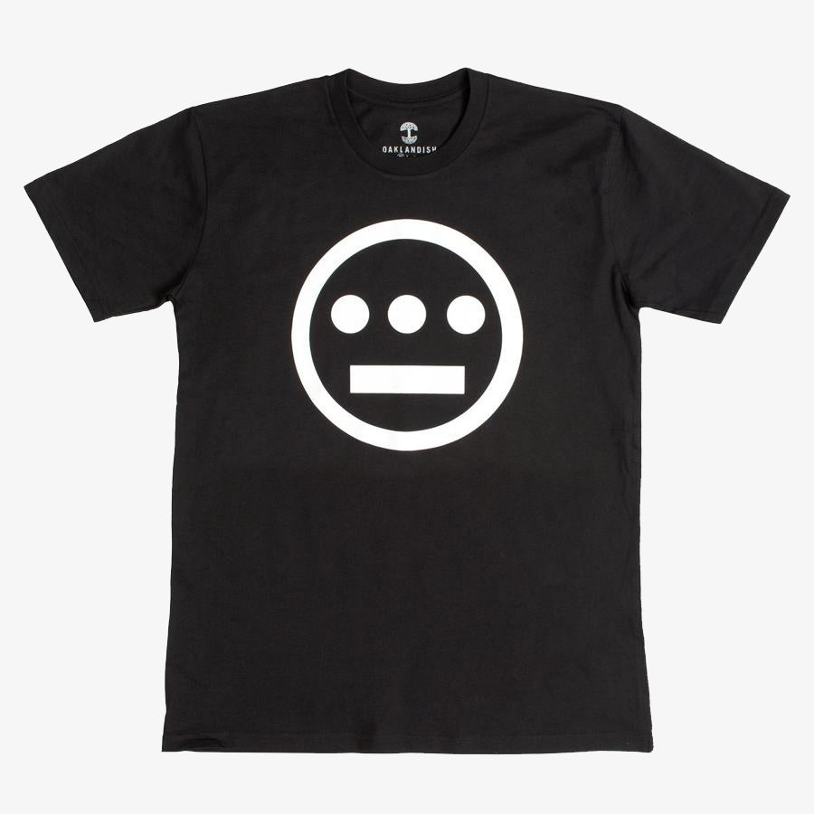  Black t-shirt with white Hieroglyphics Hip-Hop logo on center chest. 