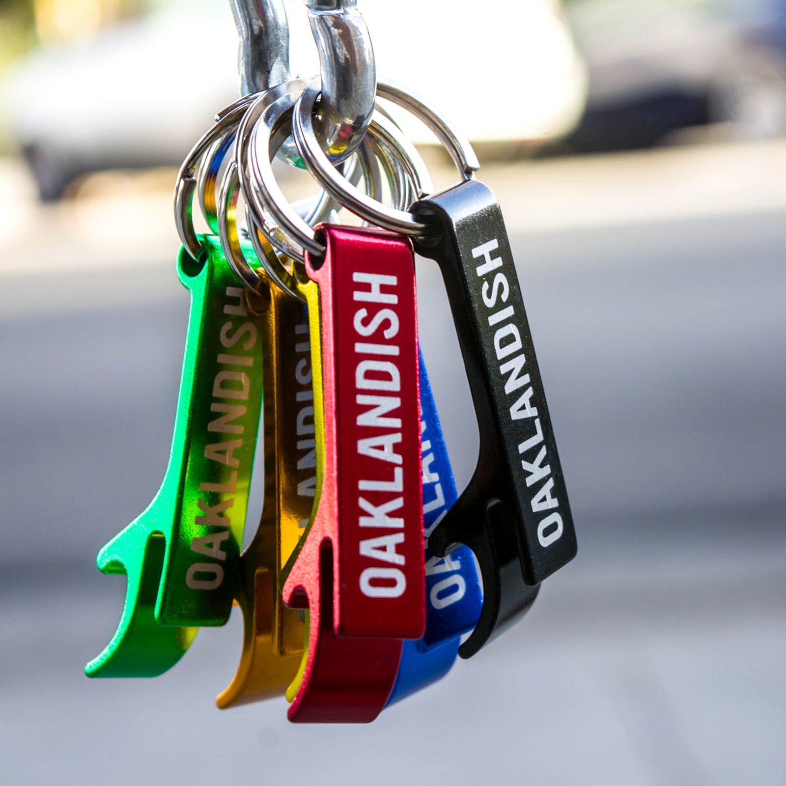 Bottle Opener - Oaklandish, Aluminum Metallic Colors
