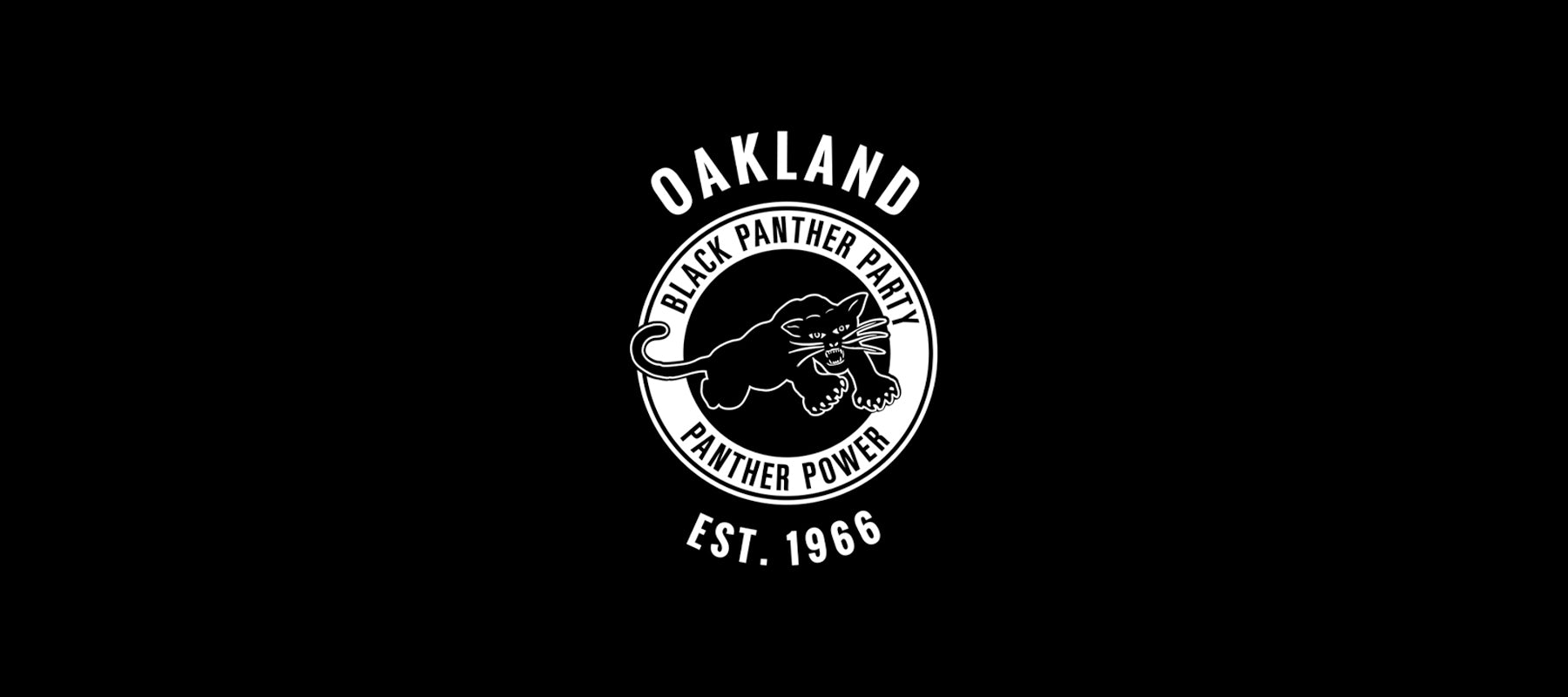 Logo - Black Panther Party Panther Power Est. 1966 Oakland, CA 