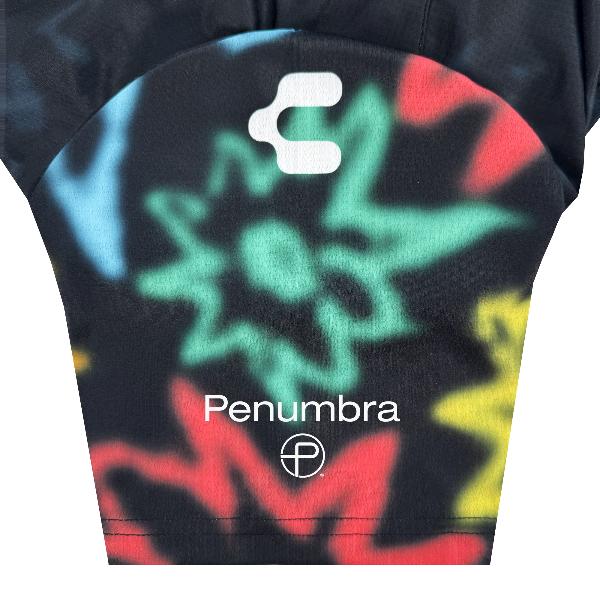 A close-up of fabric with vibrant starburst patterns in green, red, yellow, and blue on black captures an Oakland Soul vibe. "Unisex Soul Bloom Kit" and the circular Oakland Soul logo appear in white at the bottom center.